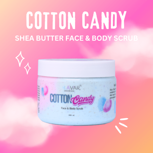 Cotton Candy Shea Butter Face & Body Scrub (300ml) - Image 3